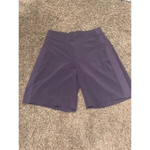 Athleta Purple AthleticShorts Women Size 6 Zip Pockets Activewear (238)